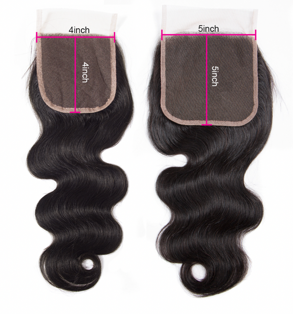 10A 5x5 HD Lace Body Wave Closures